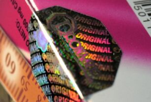 Holograma, sello de garantía del empaque