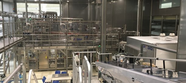 Líneas asépticas para PET con descontaminación seca de preformas