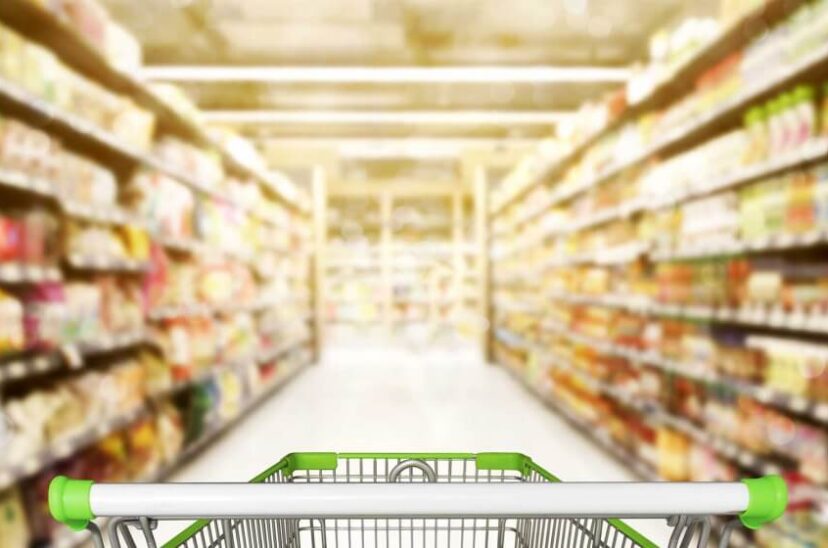Supermercado anaqueles