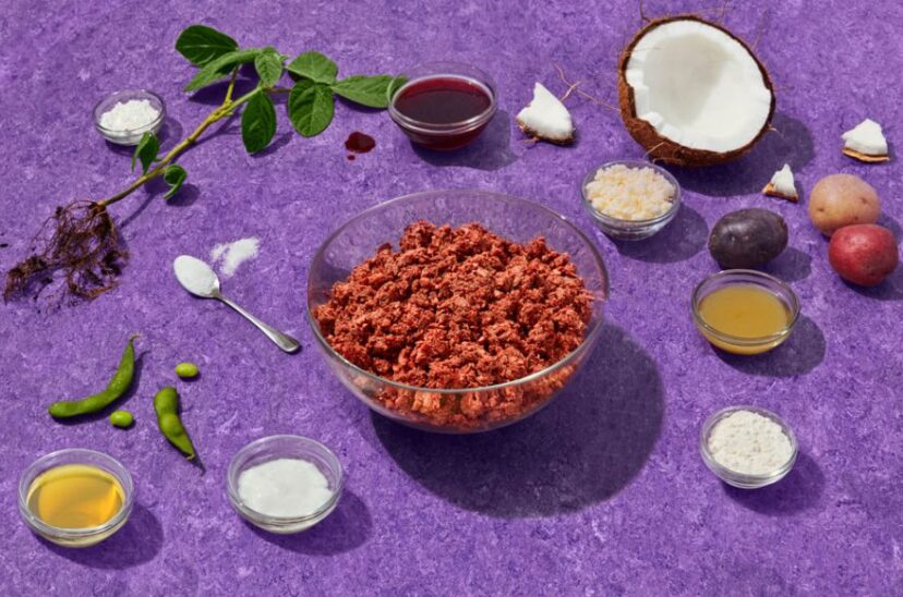 Carne hecha de plantas