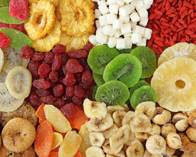 Snacks frutales