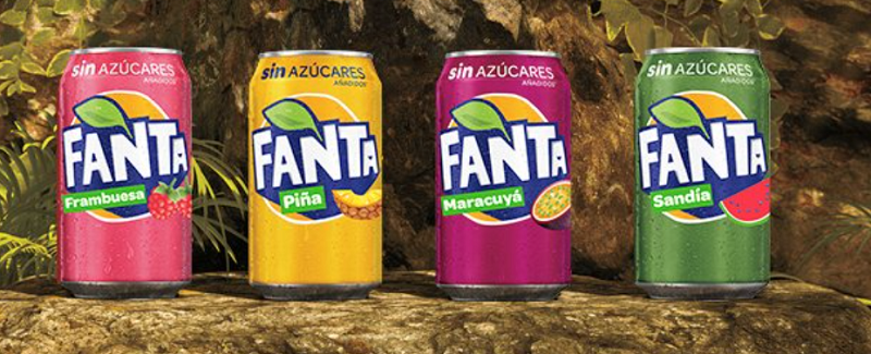Fanta cuatro sabores