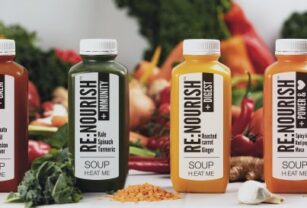 Sopas frescas Re:Nourish en envase grab and go