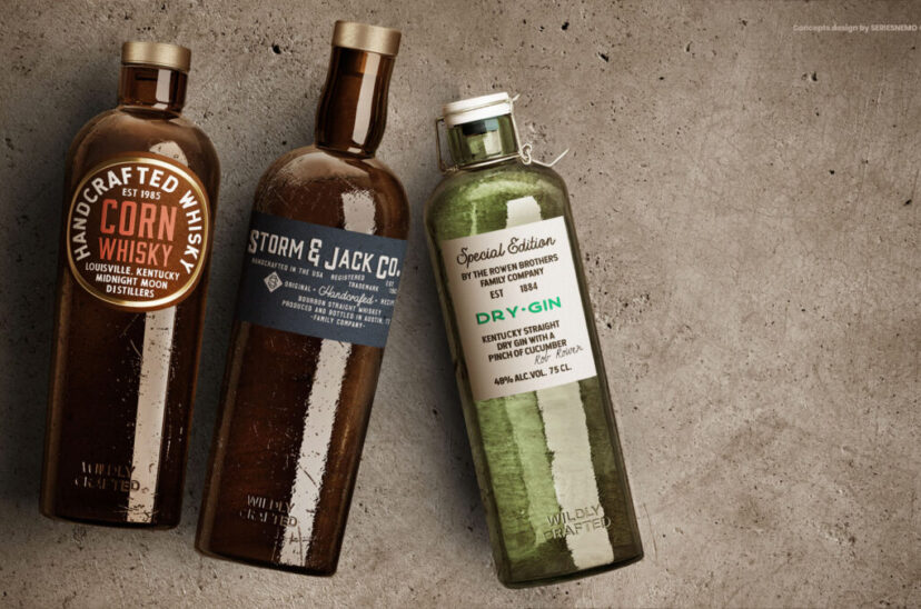 La botella de vidrio reciclado de Wildly Crafted recibió el Premio Pentawards 2020 al Mejor Packaging Sostenible.