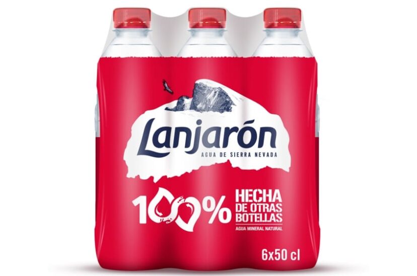 Lanjarón, hecha totalmente con plástico reciclable