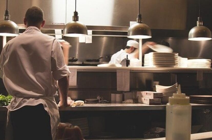 Dark kitchen