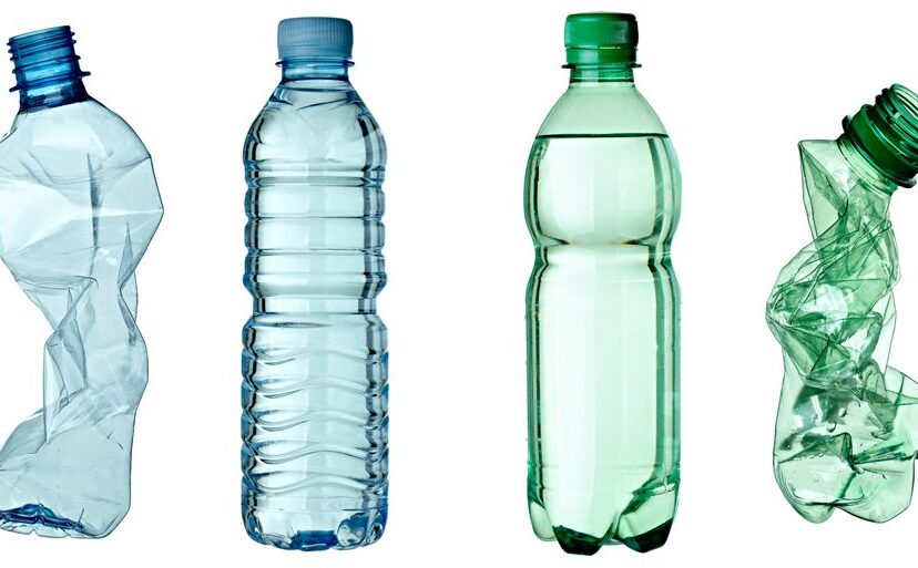 botellas de PET reciclado