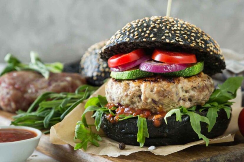 hamburguesa de origen vegetal