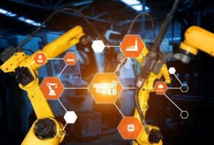Smart industry robot arms for digital factory production technology