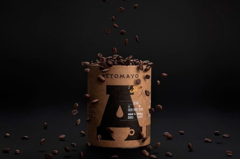 Café Altomayo en empaque de cartón