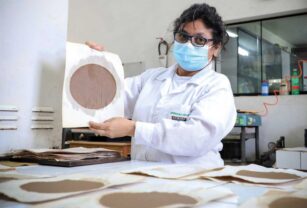 envolturas a base de fibras de bambú
