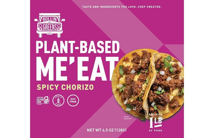RollinGreens Plant-Based Spicy Chorizo
