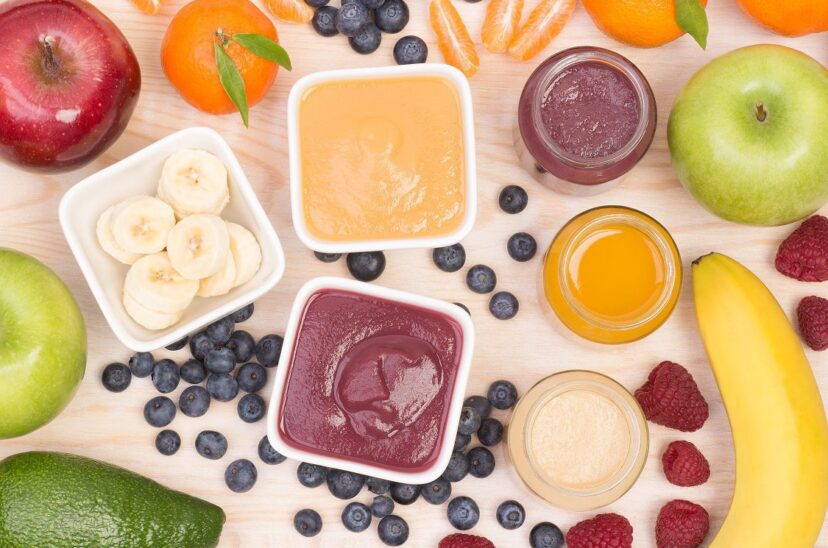 Fruit,Smoothies,For,A,Baby