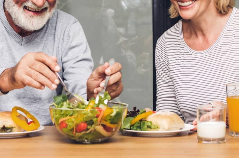 ingesta de nutrientes y el envejecimiento saludable