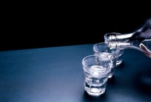 Russian vodka background