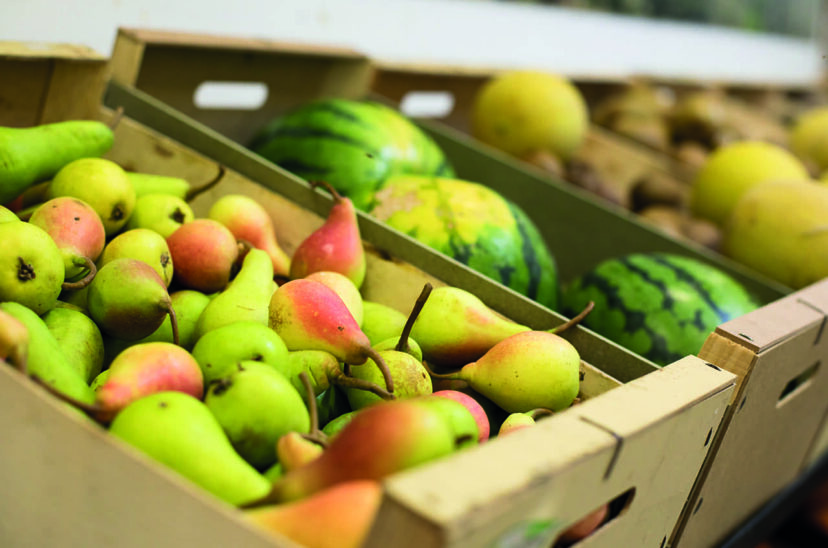 caja de frutas