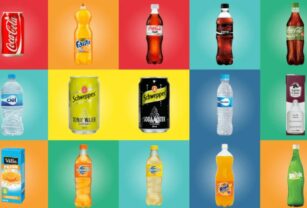 diferentes productos cocacola