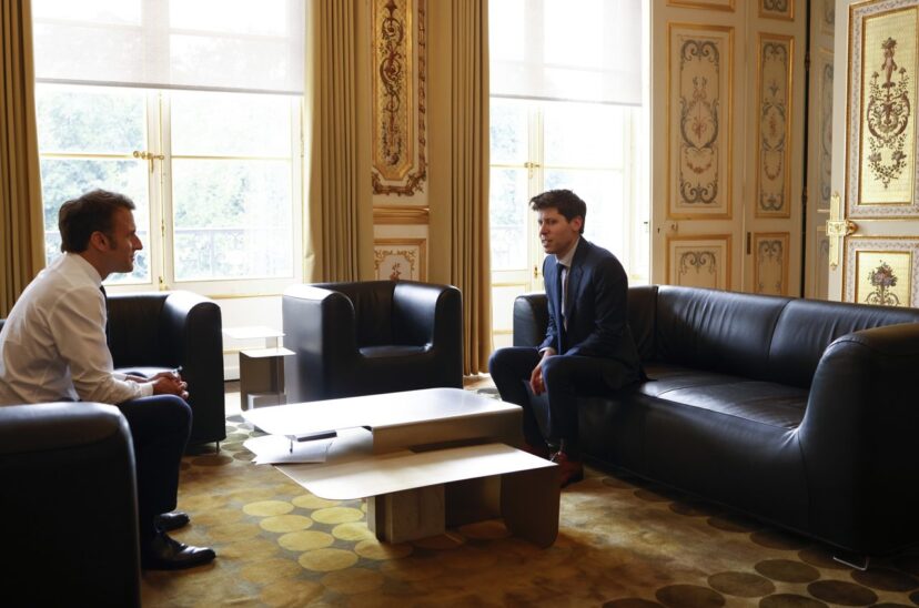 Macron discute con Altman (OpenAI) el desarrollo y el control de Intelige