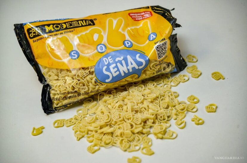 El packaging de sopas la Moderna impulsa el lenguaje de señas
