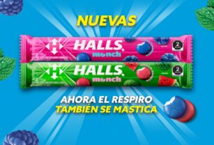 Caramelo suave confitado, una innovación de Halls