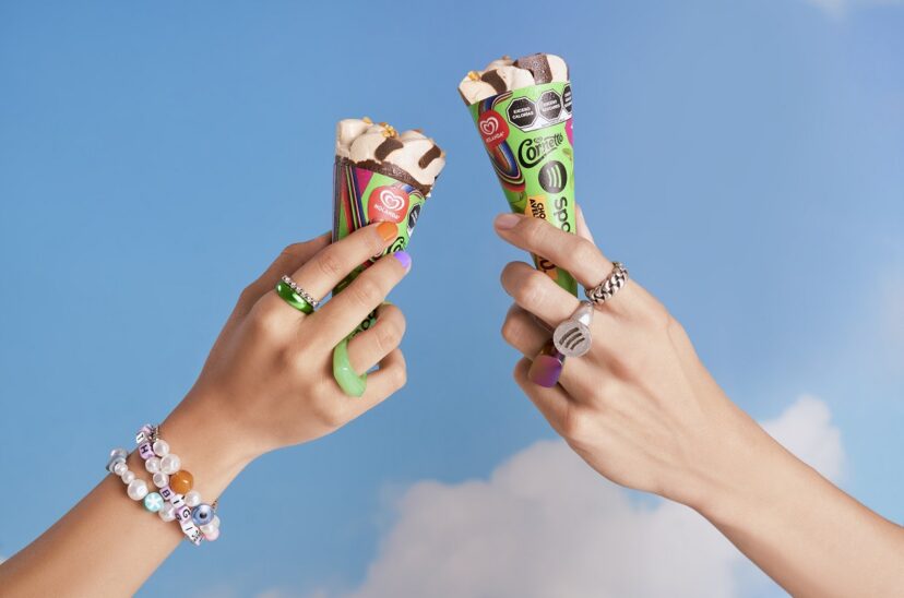 heladoCornetto y Spotify