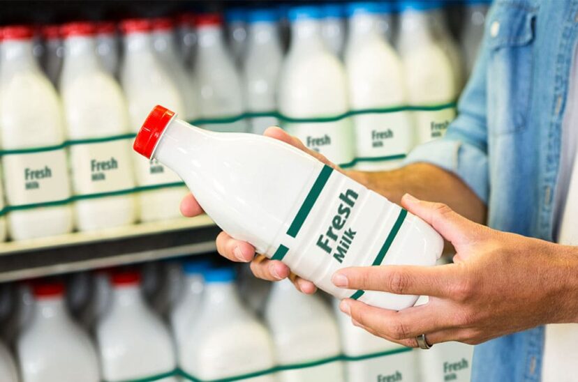 desperdicio de leche