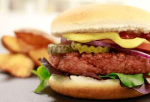 hamburguesa de trigo